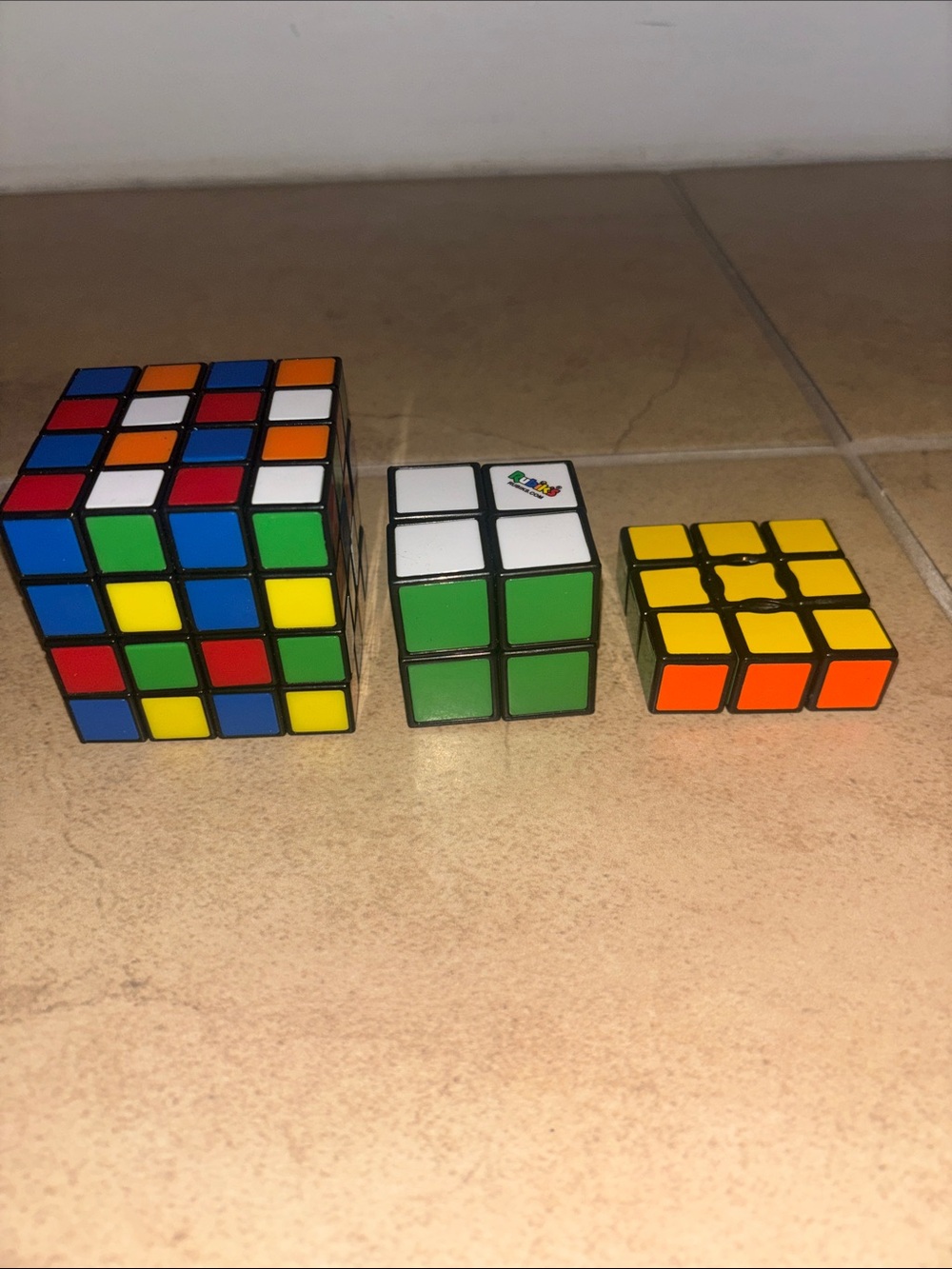 3 Classic Puzzle Cube Set - Multicolor Kids Toy - Picture 2 of 2